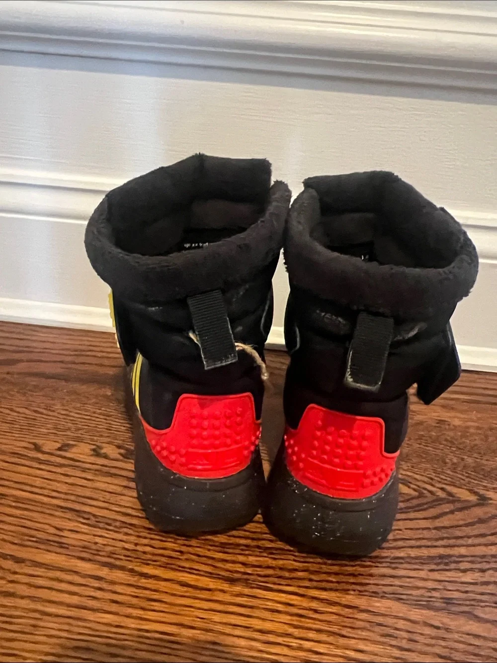 adidas x LEGO Kids' Black Winter Snow Boots